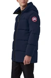 Canada Goose Lawrence Hooded 750-fill-power Down Puffer Jacket In Atlantic Navy