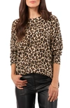 Vince Camuto Animal Print Sweater In Malted