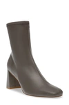 Steve Madden Women's Harli Square-toe Stretch Sock Booties In Brown