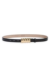 KHAITE JULIUS CALFSKIN LEATHER BELT