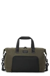 Tumi Alpha Double Expansion Satchel In Olive Night
