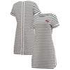 TOMMY BAHAMA TOMMY BAHAMA WHITE TAMPA BAY BUCCANEERS TRI-BLEND JOVANNA STRIPED DRESS