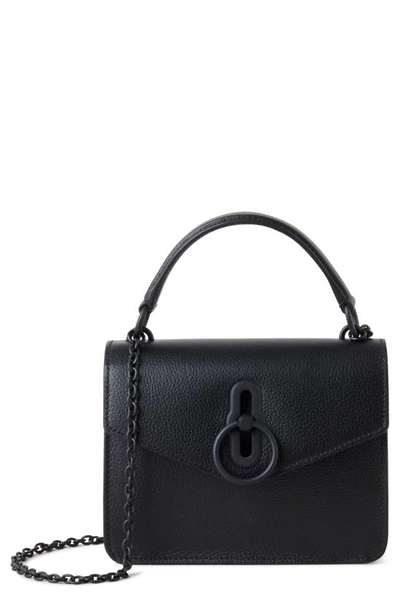 Mulberry Small Amberley Leather Crossbody Bag In Black