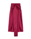 ROCHAS BELTED MIDI SKIRT