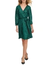 DKNY WOMENS SEQUINED V-NECK COCKTAIL AND PARTY DRESS