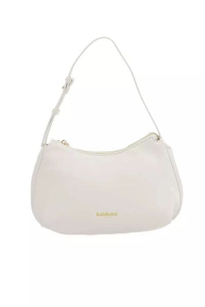Baldinini Trend Polyurethane Shoulder Women's Bag In White