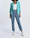 MOLLY BRACKEN SLIM FIT BLAZER IN TEAL