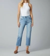 Dl1961 - Women's Susie High Rise Tapered Jeans In Jet Stream Distressed In Blue