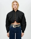 RE/DONE CROPPED BOMBER JACKET