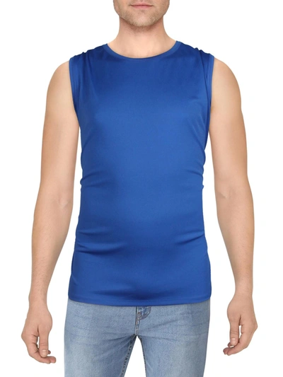 Ideology Big & Tall Mens Fitness Workout Shirts & Tops In Blue