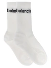 BALENCIAGA BALENCIAGA.COM SOCKS WHITE