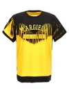 Maison Margiela Two-tone Cut-out Cotton T-shirt