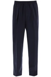 ZEGNA JOGGER FIT WOOL BLEND TROUSERS