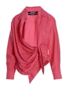 JACQUEMUS LA CHEMISE BAHIA SHIRT, BLOUSE FUCHSIA