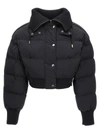 Jacquemus Caraco Layered Ribbed-knit And Quilted Shell Jacket