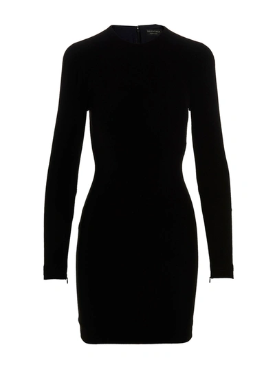 BALENCIAGA MINIDRESS DRESSES BLACK