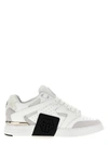 PHILIPP PLEIN MIX LEATHER LOW TOP SNEAKERS WHITE