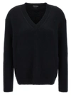 TOM FORD MIXED CACHEMIRE SWEATER SWEATER, CARDIGANS BLACK