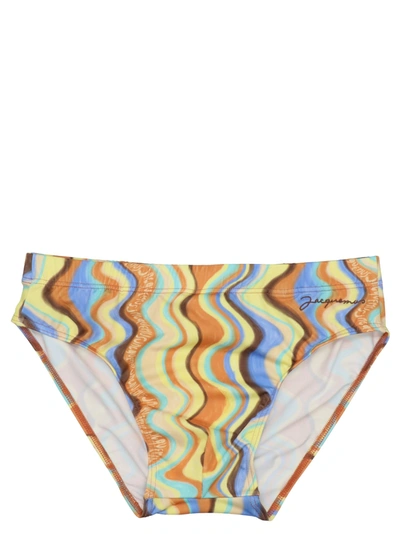 Jacquemus Le Slip De Bain In Multicolour