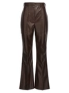 Nanushka Leena Long Sleeved Faux Leather Shirt