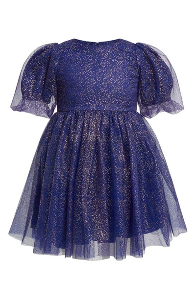 Bardot Kids' Carra Glitter Tulle Party Dress In Glitter Go