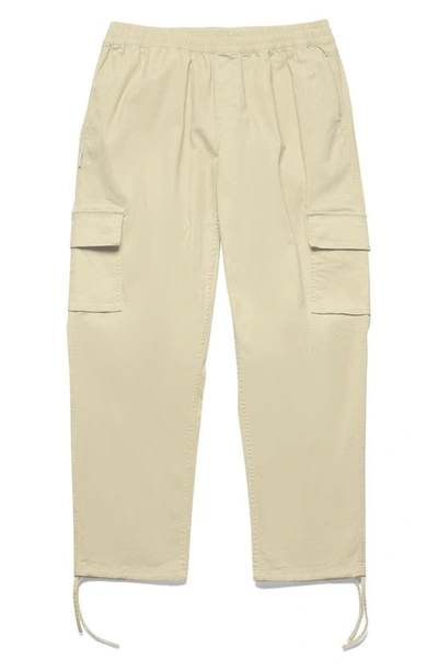 Taikan Stretch Cotton Cargo Pants In Natural