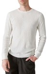Lucky Brand Garment Dye Thermal T-shirt In Bright White