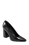 Marc Fisher Ltd Yalina Pointed Toe Block Heel Pump In Black