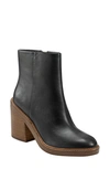 Marc Fisher Ltd Haleena Leather Ankle Boots In Black 001