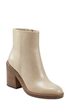 Marc Fisher Ltd Haleena Leather Ankle Boots In Light Natural 110