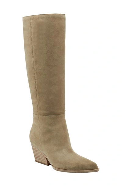 Marc Fisher Challi Pointed Toe Knee High Boot In Light Natural 110