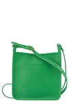 Longchamp Women's Le Foulonné Small Leather Crossbody Bag In Green