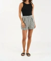 Sundays Berry Shorts In Black/white In Multi