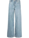 Apc Jeans A.p.c. Woman In Washed Indigo