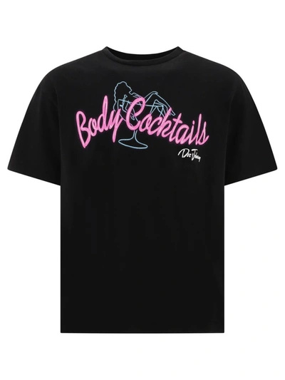 Gallery Dept. Body Cocktails Printed Cotton-jersey T-shirt In Black