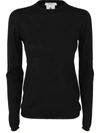 Max Mara Crewneck Knitted Jumper In Black