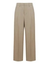 Ami Alexandre Mattiussi Straight Fit Trousers In Brown