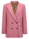 Blazé Milano Everynight Double Breasted Peak Lapel Blazer