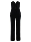 Blazé Milano Clyde Strapless Velvet Jumpsuit