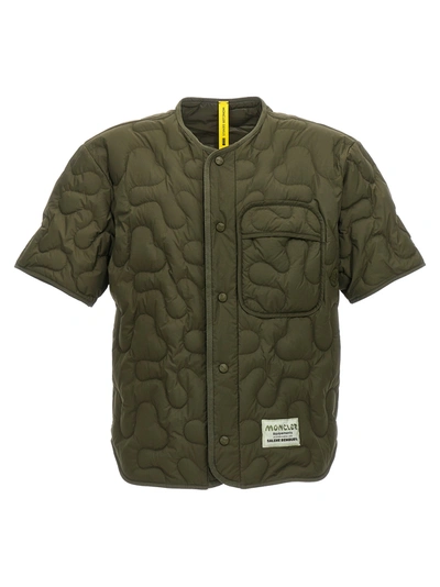 MONCLER GENIUS MONCLER GENIUS X SALEHE BEMBURY PADDED SHIRT SHIRT, BLOUSE GREEN