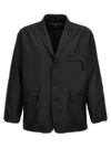 COMME DES GARÇONS HOMME DEUX TECHNICAL FABRIC BLAZER JACKET JACKETS BLACK