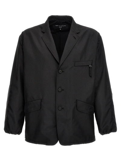 Comme Des Garçons Homme Deux Comme Des Garçons Homme Technical Fabric Blazer Jacket In Black