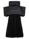 Comme Des Garçons Wide-sleeves Puffball Midi Dress
