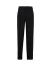 Versace Men's Formal Pants Loose Fit In Black