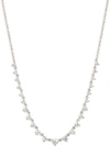 Meira T Women's 14k White Gold & 1 Tcw Diamond Tennis Chain Necklace In White