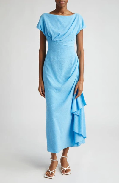 Lela Rose Women's Draped Textured Crepe Sheath Dress In