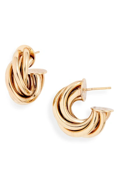 Gas Bijoux Multi-ring Hoop Earrings In Gold