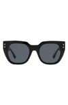 Isabel Marant Cat-eye Sunglasses In Black/ Grey