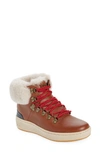 Skechers Palmilla-anda Genuine Sheepskin Lined Boot In Dark Brown