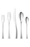 Georg Jensen Cobra 5-piece Flatware Place Setting In Silver